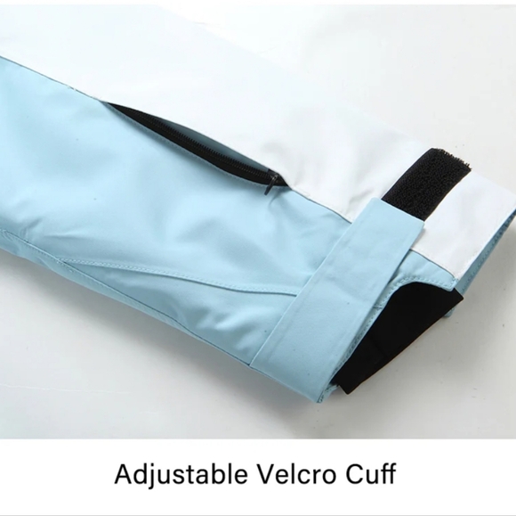 RAWRWAR Powder Space Colorblock Sleeve Winter Parka Snowboarding Jacket - Picture 9 of 12